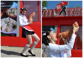 А к колбасе?