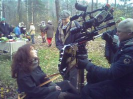 Большова, Вержбицкий, Ясулович и... Я. :) 

Съемки к/ф "Выйти замуж за генерала."