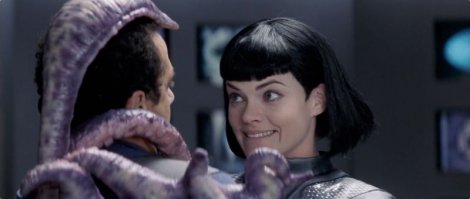 Galaxy Quest. Улётная комедия-пародия на Star Trek. Рекоммендую.