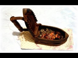 ... или на фигню, в которой хранят горящие угли