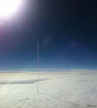 Запуск шаттла — вид со спутника
