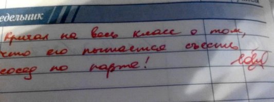  22 по-настоящему странных послания из школьных дневников