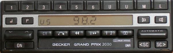 пробег то 2000 , а что за шлак стоит вместо оригинального BECKER ?