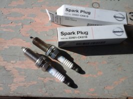 автор, свечи которые ты показал, подходят для бензопилы, вот ее точно заправляют как попало