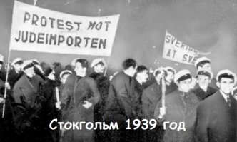 Шведы против еврейских мигрантов.