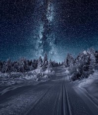 Красота Млечного пути на ночном небе!