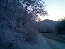 Перевал,Щебетовка-Судак,внизу плюс,и сухо.