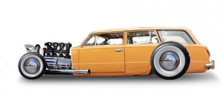 рэт род не просто сотворить ,там кич на грани фола,тут же нелепая пародия... чувак старался,может следующий раз получится .