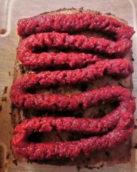 если решили использовать визуально-ассоциативный ряд, то это тонкая кишка, до прямой тут ещё очень далеко