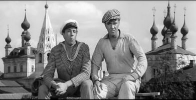 "Видите, Балаганов, что можно сделать из простой швейной машины Зингера? Небольшое приспособление — и получилась прелестная колхозная сноповязалка."