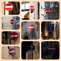 Мы тоже занимались охотой на знаки во Флоренции)