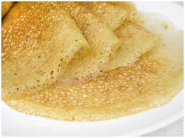 А соду добавить? Тогда блинчики будут ажурные, золотистые, вкуснющие.....