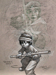 Вот это прям про нас! Шаолинь по кабельному, ещё по чёрно-белому телевизору.