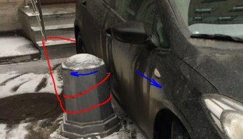 Дико извиняюсь, я просто ужас как не в тему, просто заморочился чисто технически... в смысле, а если из подручного только блондинка с буксировочным тросом :) ну, трос в багажнике это как бы более естественно чем монтировка :) ну, и на тот случай если блондинка - она же к кому то едет, зачем кому то портить настроение :)