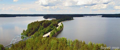 а мне очень нравятся дороги озерного края Финляндии, например вот эта - гряда Пункахарью.