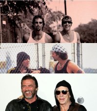 Это партнёр по фильму "Пуля" (1995) актёр Джон Инос III