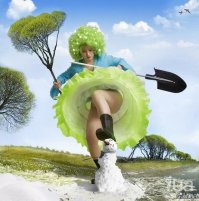 Как снег убирали