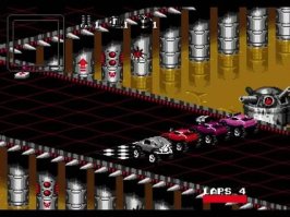 Rock'N'Roll Racing - даже музяка была очень даже ничего там! 
А реслинг наверное просто супер игра, все комбо до сих пор помню - на эмуляторе иногда гоняю в неё!