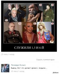 Армейские фото знаменитостей