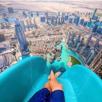 Вот такой страшный аттракцион в Дубае