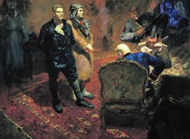 Очередной идиотизм на марше.

Про "допрос коммунистов" - голимый современный фотошоп.
За такой листок календаря художника уже на стадии макетирования посадили бы.
А картина Иогансона - очень даже известная. С времен советской школы. Женщин на ней нет вообще.