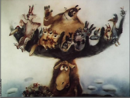 Лося вспомнил из мультфильма "Добро пожаловать".