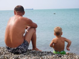 Август 2016. Спокойное море. Туапсе