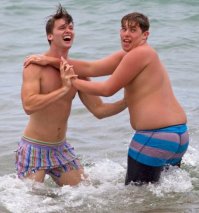 Сыновья Патрик и Кристофер Щварценеггеры