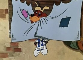 А ещё можно не носить кеды зимой, как Шарик.