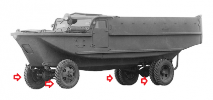 А резина, часом, не наоборот "обута"?