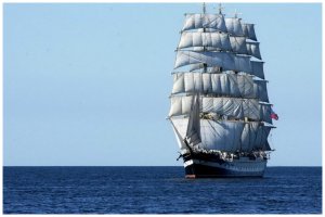 Может быть баркентина, а не бригантина?