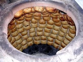 Приготовил самсу в казане