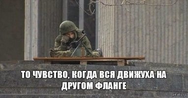 А вот у снайпера в охране французкого президента всю движуху сам сделал.