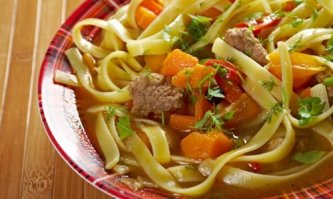 Я всегда думал, что домашняя лапша для лагмана выглядит так.