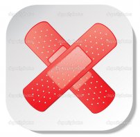 Да нельзя тут вообще изоленту использовать. Пластырем надо было :)