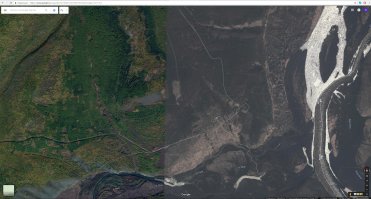 Ну, а они итак едут, а нефть упала, и даже далеко не 100, так, что разрывов логики не вижу. А вырубки эти даже на Гугл.Мапс можно уже поискать. Вот, здесь, например: