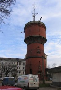 Очень красивая водонапорная башня в Черняховске (Калининградская область) бывш. Инстербург