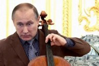 А ещё ВВП увлекается виолончелями, я бы даже сказал через чур увлекается.