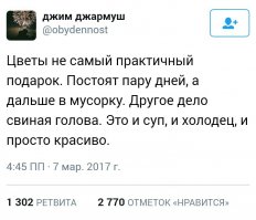 Вот что должен подарить своей любимой на 8 марта настоящий мужчина!