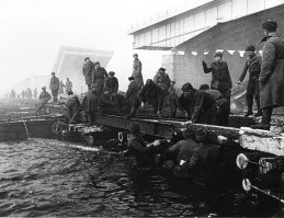 что за бред из твоих уст льется??? КАК ты до такого додумался?????
"...сводить командование боевым авиаподразделением к командованию набором людей, служащих в нем."

Мальчик, я даже не спрашиваю, служил ли ты, этот вопрос по прочтению твоих текстов не возникает. Посему с азбучной истины на примере твоей ахинеи
На примере авиаполка.

Командир в/ч есть единый командир как для л/с летающего так и л/с обеспечения и даже для приданного/прикомандированного л/с. 
Его власть как командира полна и целостна. У него В ПОДЧИНЕНИИ находятся ВСЕ военнослужащие части и КОМАНДУЕТ он ВСЕЙ частью сразу. Без каких либо отговорок. 

В состав авиационного полка входит инженерно-авиационная служба и несколько авиационных эскадрилий. Для выполнения задач авиационному полку оперативно подчинены части обеспечения (часть связи и радиотехнического обеспече ния, авиационно-техническая часть и другие части).

Командир авиационного полка управляет боевыми подраз делениями и частями обеспечения через штаб и своих заместите лей по летной, воспитательной работе, инженерно-авиационной службе, начальников служб (штурмана, начальника воздушно-огневой подготовки, начальника химической службы, начальника парашютно-десантной службы и др.). В повседневной деятельно сти в мирное время штаб также занимается руководством, обуче нием, воспитанием подчиненных подразделений и служб.

Вот так это выглядит. Как видишь, командир авиаполка имеет подчиненных различных воинских специальностей, и твое глупое выделение "Ты еще расскажи, что командовать авиаполком и равноценным по количеству набором копателей траншей - одно и то же." смешит людей.

НУ и по поводу командования "копателей траншей" ты действительно настолько туп, что пытаешься сравнивать? Командовать любым подразделением это тяжелейшая ноша, от рода войск независящая. 
И не стоит так пренебрежительно о "копателях", их подвиг безмерен, он просто не так красочен.

Одер, апрель 1945г.