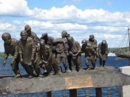 А в Самаре и сейчас есть... бурлаки