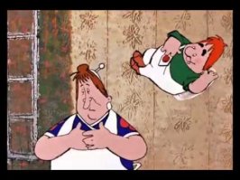 Этот тоже жужжал и надоедал пожилой женщине.