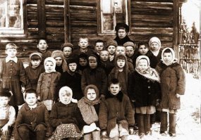 почти все из деревень, думаешь у них были книги с картинками?