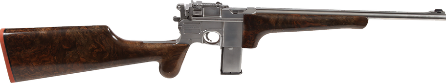 современная реплика оружейной фирмы "Томас Шпор"
под 7,63 Mauser/ 7,62 Toкарев / 9x19 Luger
Отъёмный магазин 10 или 20 патронов.
вес 3 кг.