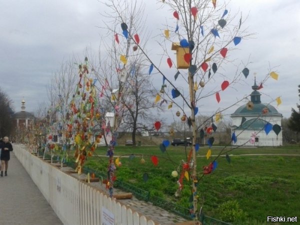 Суздальские березки - подготовка к Пасхе


Вот "они" же под Новый Год



И на Масленницу