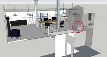 Парень превратил старый сарай в классный офис-студию