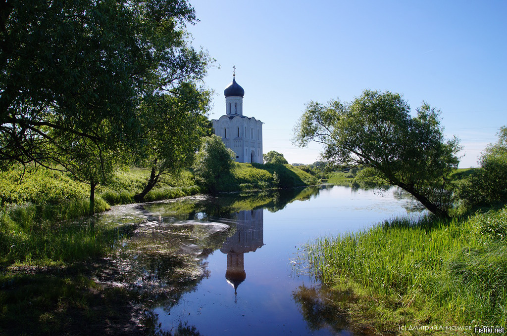 Церквь Покрова река Нерли