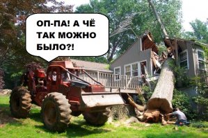Как заставить спиленное дерево упасть в нужном направлении