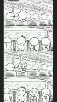 В автобусе..))