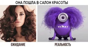 Ожидания и реальность в картинках